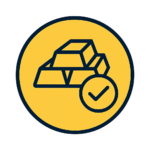 icon commitment ethical gold